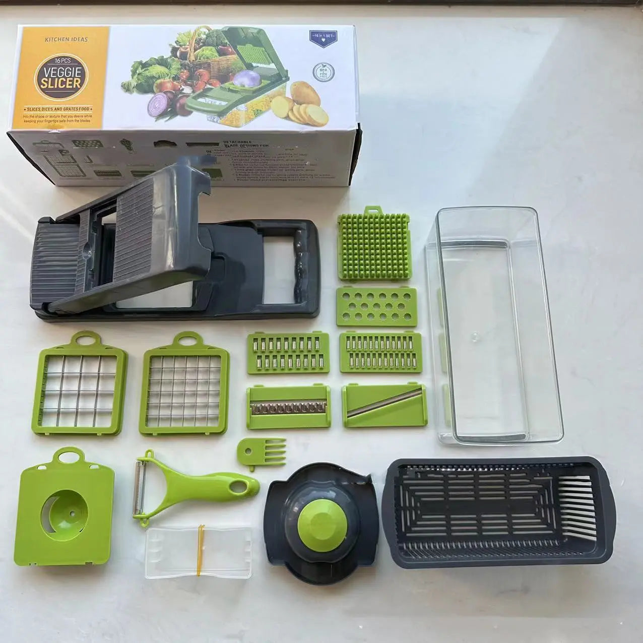 Chopper Storage Fantastic Kitchen Shred Dicing Slicer Vegetable Cutting StreetSharks