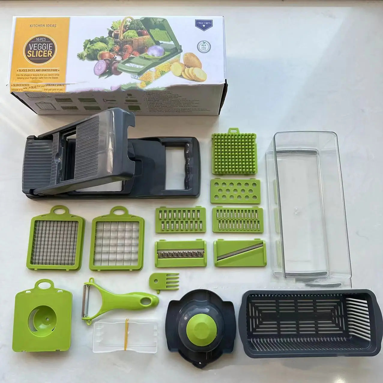 Chopper Storage Fantastic Kitchen Shred Dicing Slicer Vegetable Cutting StreetSharks