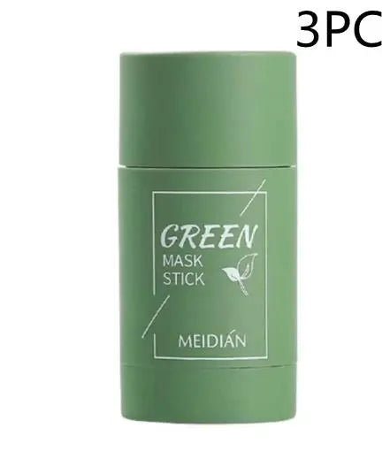 Clay Stick Oil Control Green Tea Mask  for Acne Skin Care with Seaweed Mask -  Streetsharks