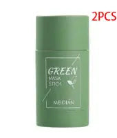 Clay Stick Oil Control Green Tea Mask  for Acne Skin Care with Seaweed Mask -  Streetsharks