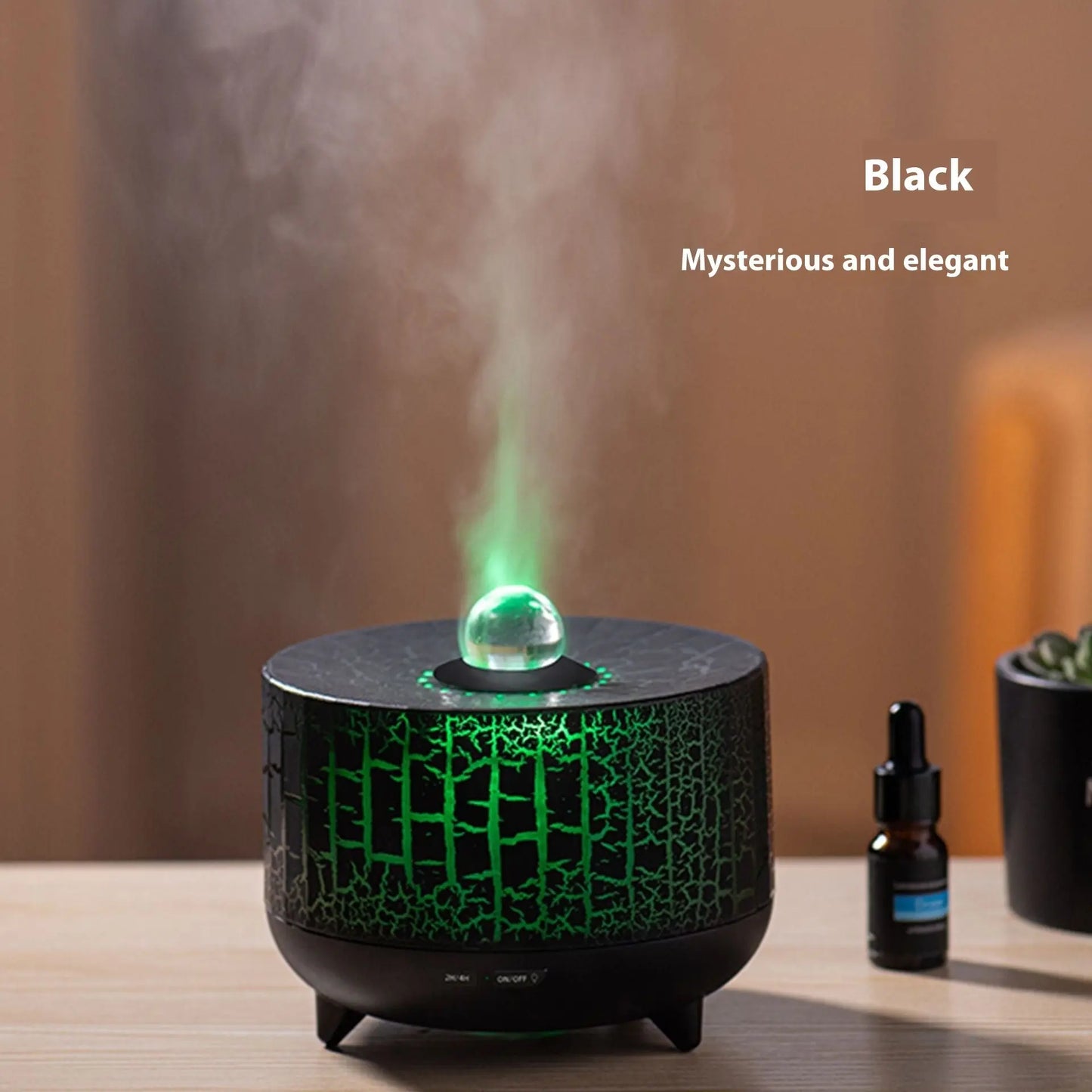 Colorful Simulation Flame Beads Aroma Diffuser Air Humidifier StreetSharks