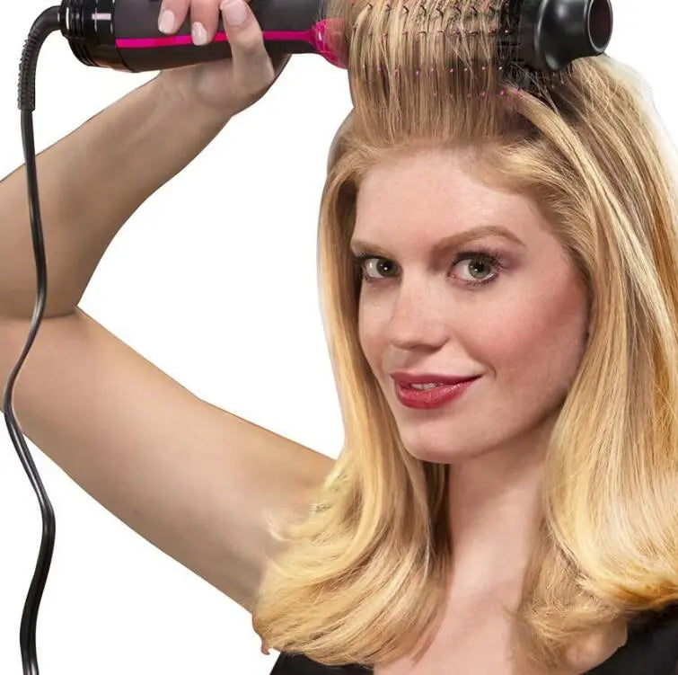 Curling Comb Straightening in One Step: Electric Hair Dryer Comb StreetSharks