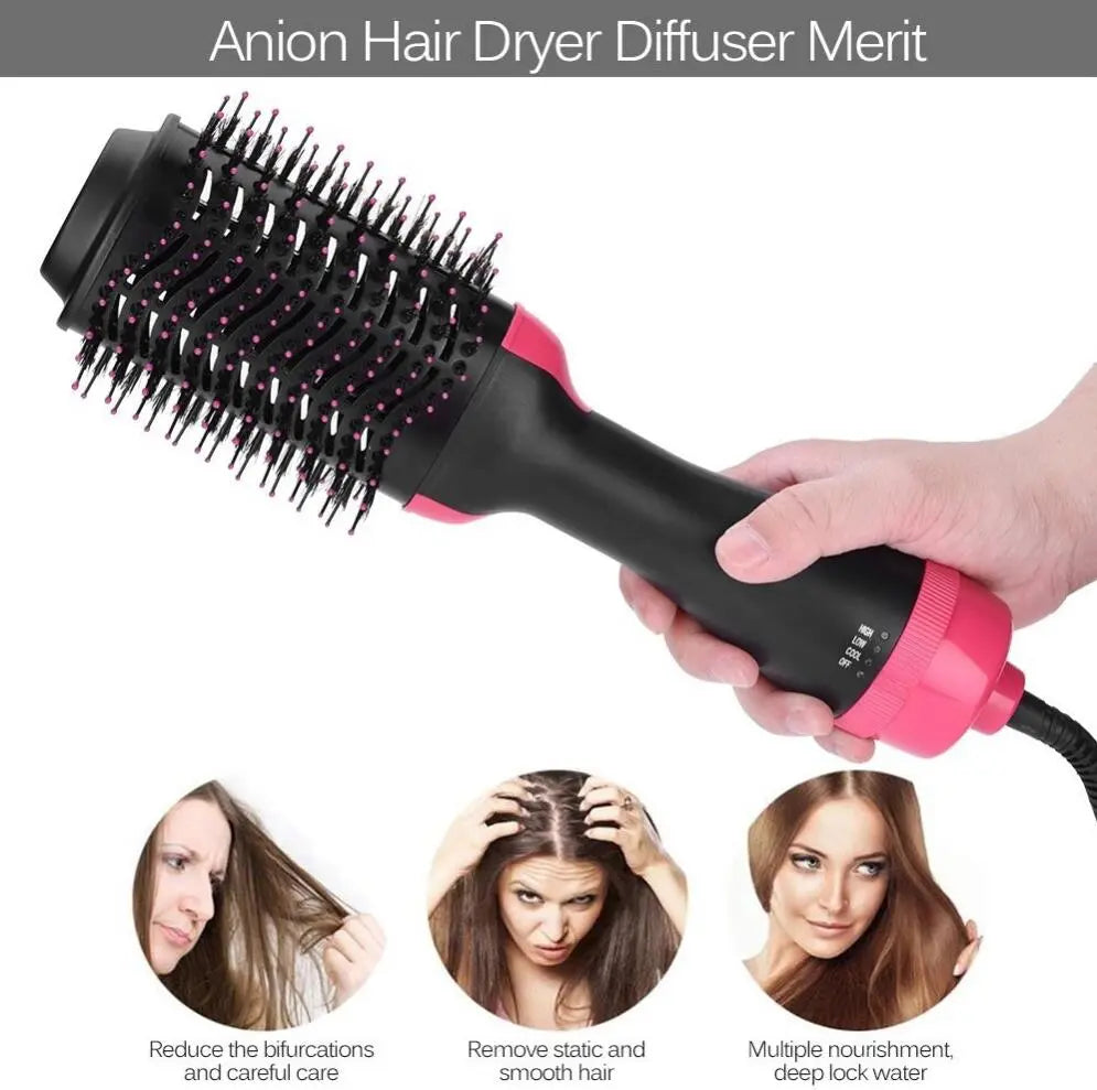 Curling Comb Straightening in One Step: Electric Hair Dryer Comb StreetSharks