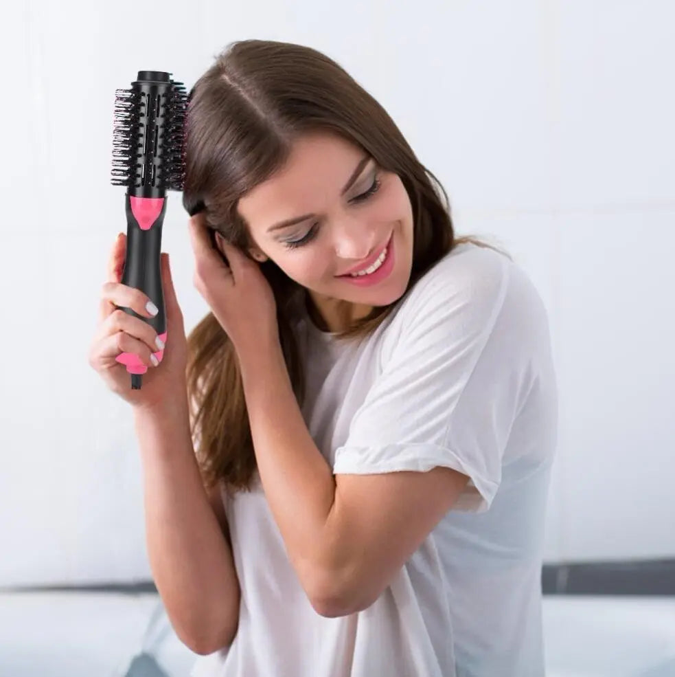 Curling Comb Straightening in One Step: Electric Hair Dryer Comb StreetSharks