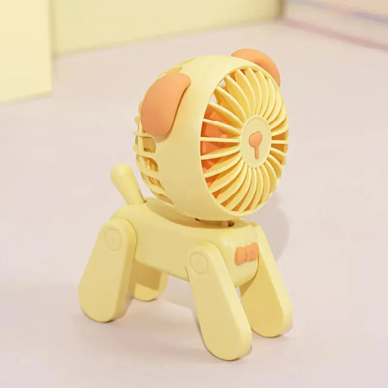 Cute Pet Model Desktop Fans Rechargeable USB Small Electric Fan Mini Portable Creative Cartoon Dormitory Office Decoration Fan - Streetsharks