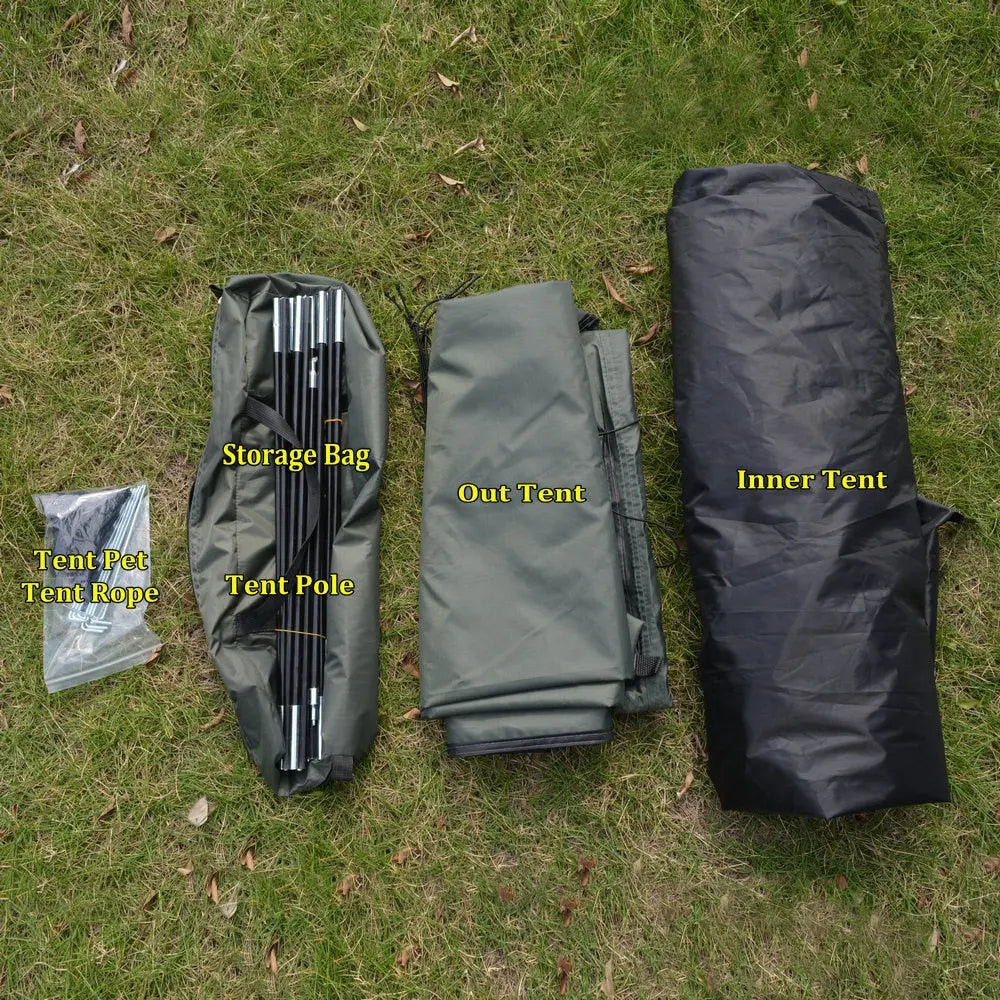 Double Layer Rainproof Outdoor Camping Shelter Tent for Fishing Hunting Travel Adventure Streetsharks