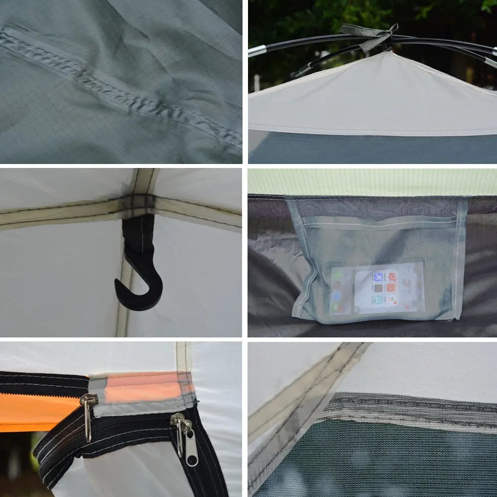 Double Layer Rainproof Outdoor Camping Shelter Tent for Fishing Hunting Travel Adventure Streetsharks