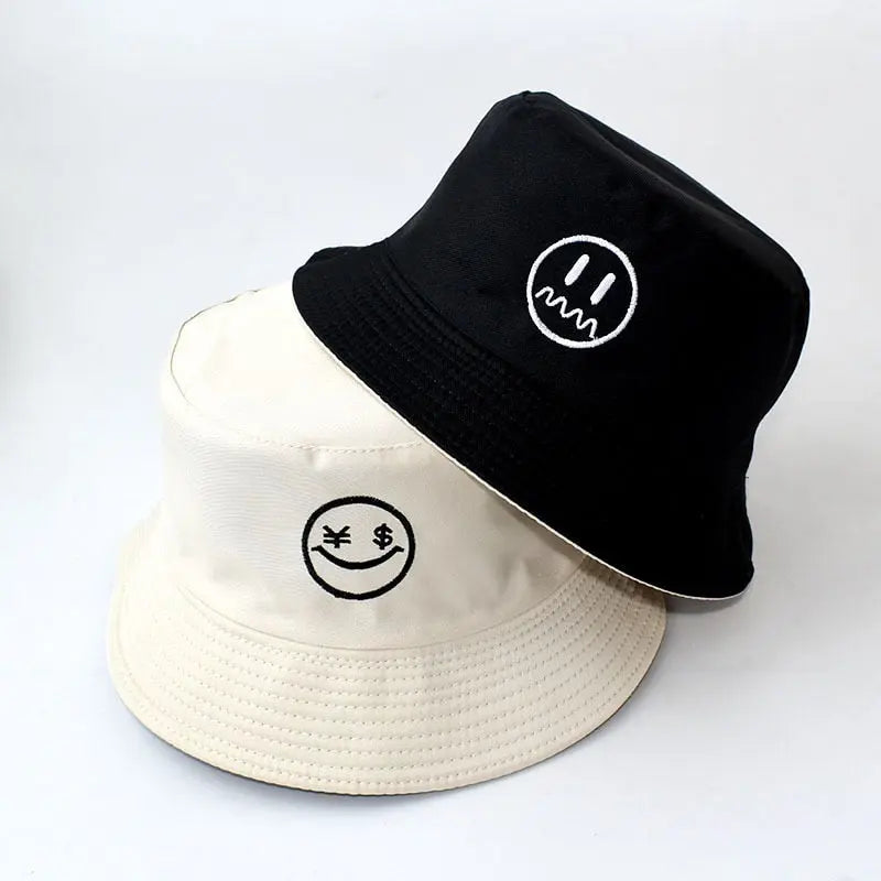 Double-sided Men&#39;s And Women&#39;s Cotton Bucket Hats Ladies Summer Sunscreen Panama Sun Hats Outdoor Fisherman Hats Streetsharks