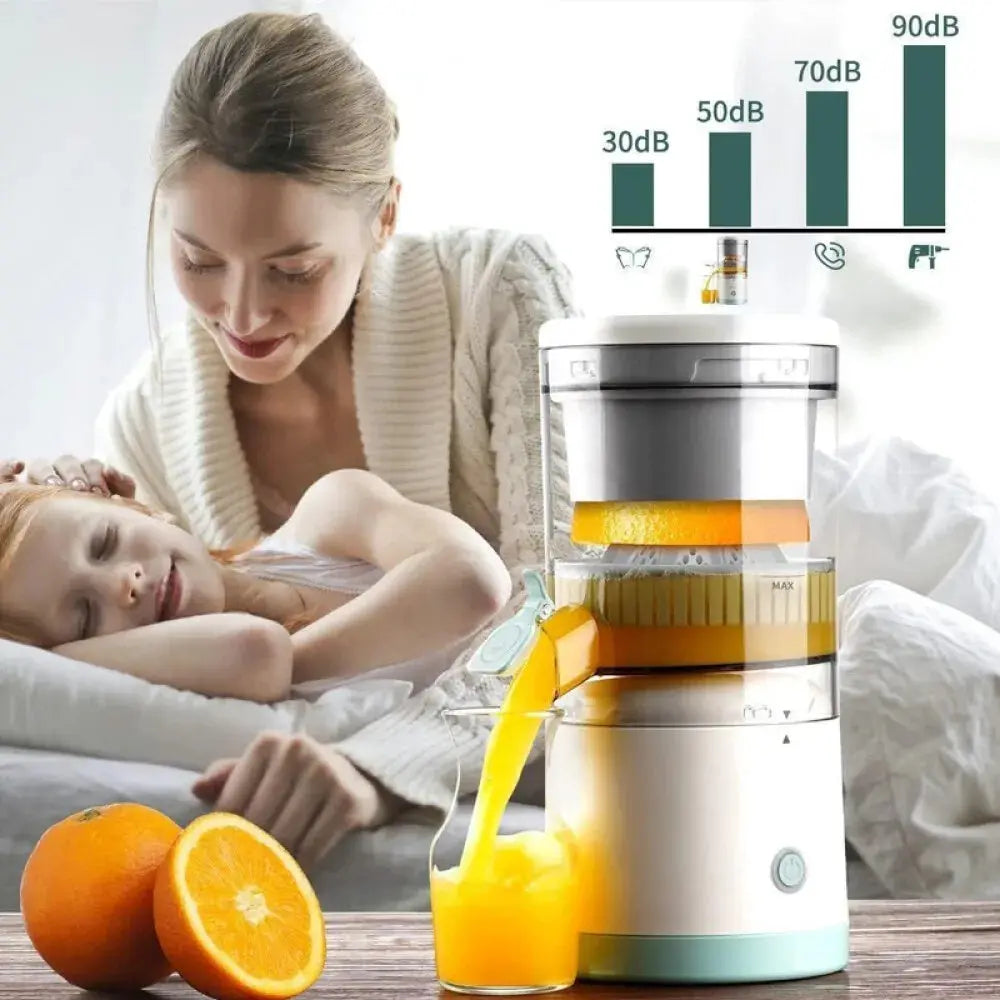 Electric Citrus Juicer Juice Squeezer Portable Press Machine Fruit Extractor UK StreetSharks