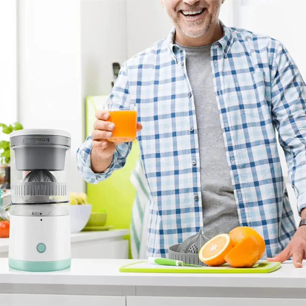 Electric Citrus Juicer Juice Squeezer Portable Press Machine Fruit Extractor UK StreetSharks