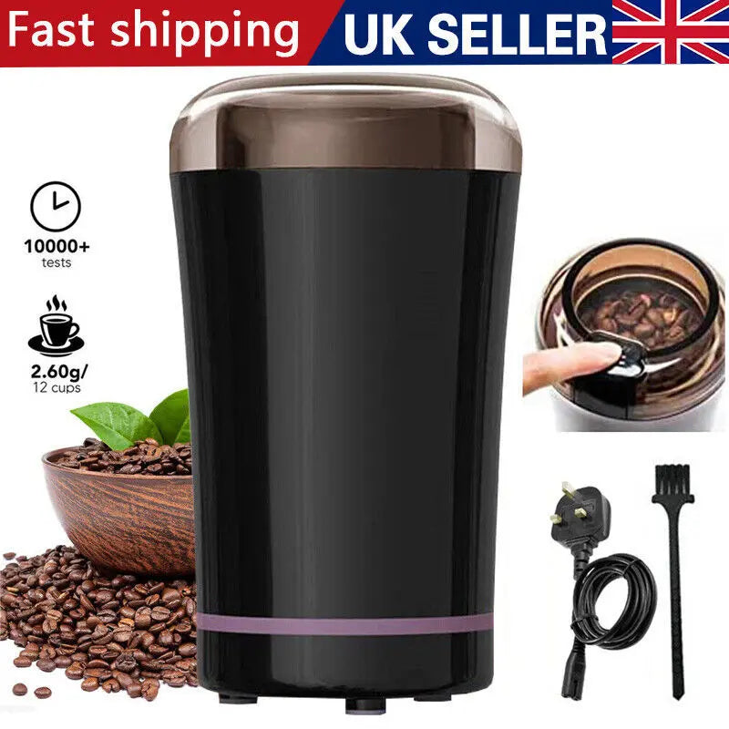 Electric Coffee Grinder Grinding Mill Nut Bean Spice Matte Blade Blender StreetSharks