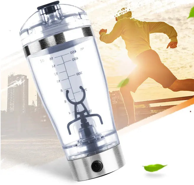 Electric Protein Shake Stirrer USB Shake Bottle Milk Coffee Blender Kettle Sports And Fitness Charging Electric Shaker Cup Streetsharks