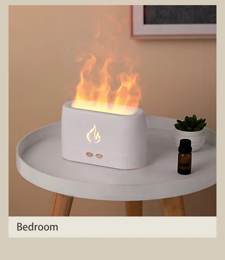 Factory Price Flame Humidifier Aroma Diffusers Machine Home Bedroom Silent Essential Oil Flame Aroma Diffuser StreetSharks