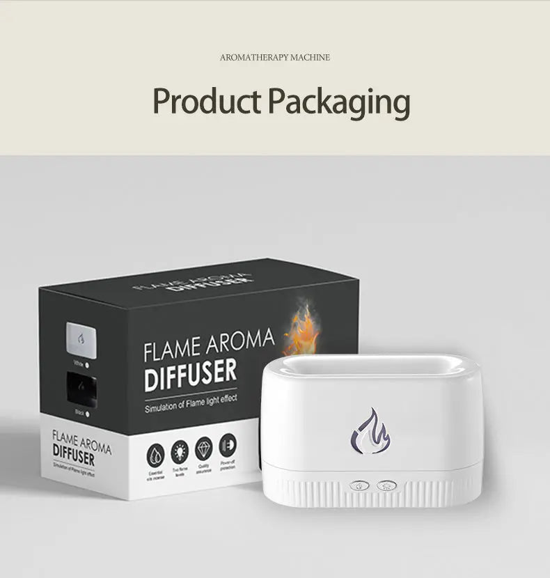 Factory Price Flame Humidifier Aroma Diffusers Machine Home Bedroom Silent Essential Oil Flame Aroma Diffuser StreetSharks