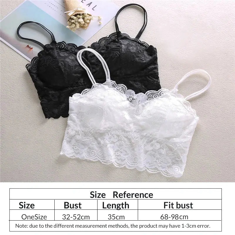 Fashion Women Bralette Bra Female Tops Hot Sale Female Lace Strap Wrapped Chest Shirt Top New Underwear Bras Streetsharks