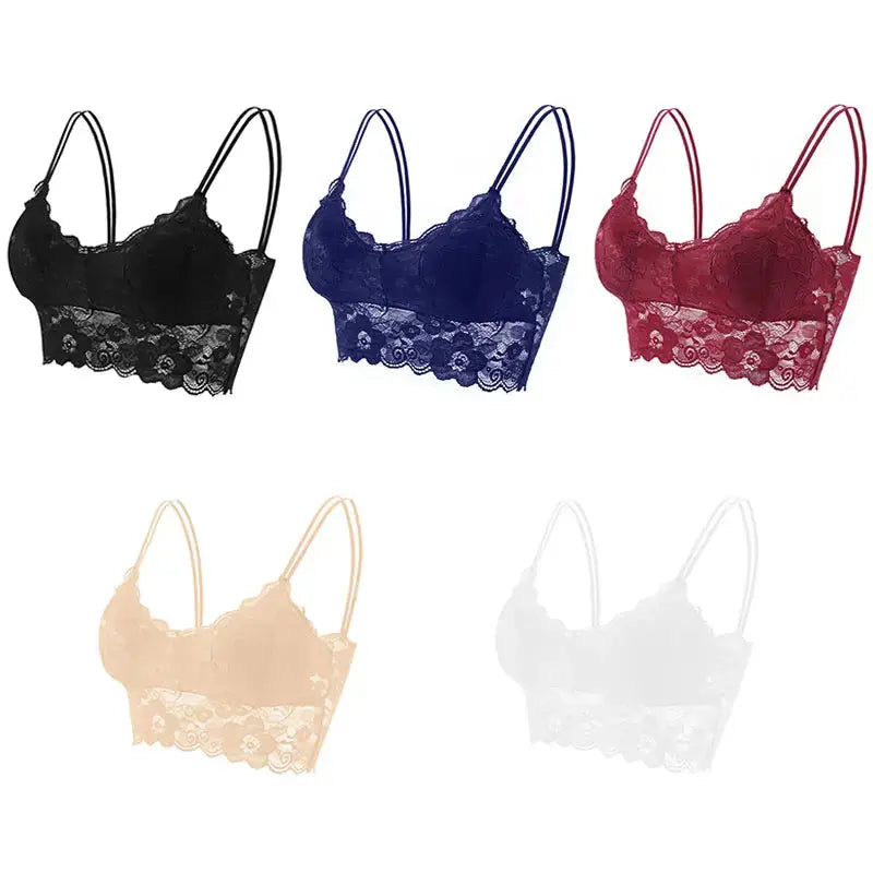 Fashion Women Bralette Bra Female Tops Hot Sale Female Lace Strap Wrapped Chest Shirt Top New Underwear Bras Streetsharks