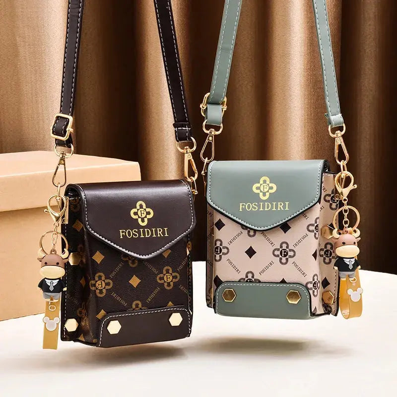 Fashion Women Pattern Shoulder Bag Hardware Chain Strap Color Block Messenger Handbag Composite Crossbody Bag Waist Bag Streetsharks