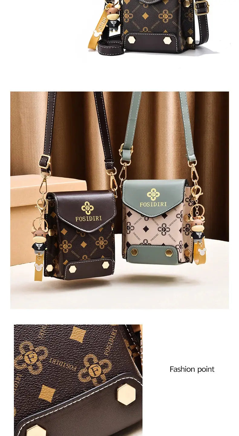 Fashion Women Pattern Shoulder Bag Hardware Chain Strap Color Block Messenger Handbag Composite Crossbody Bag Waist Bag Streetsharks