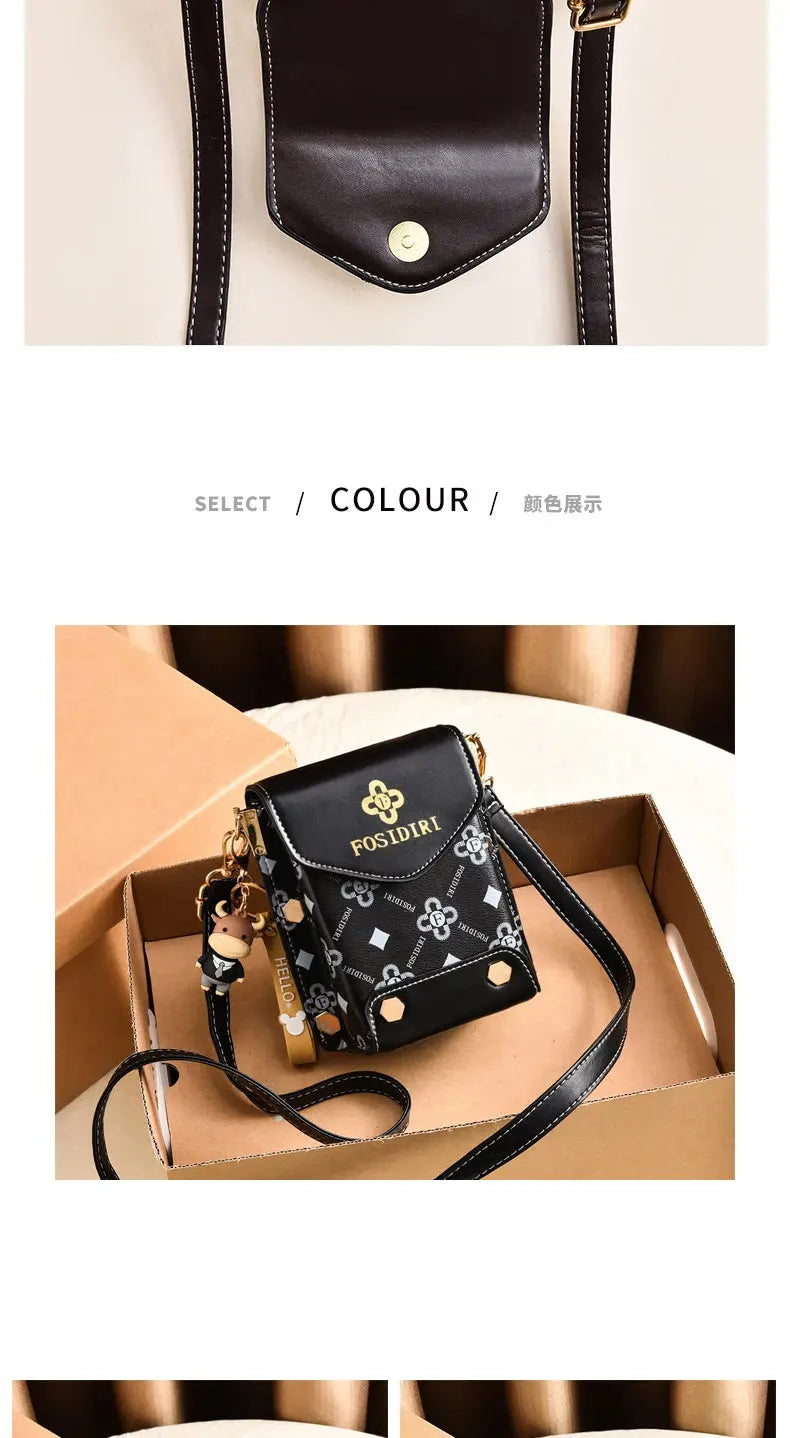 Fashion Women Pattern Shoulder Bag Hardware Chain Strap Color Block Messenger Handbag Composite Crossbody Bag Waist Bag Streetsharks