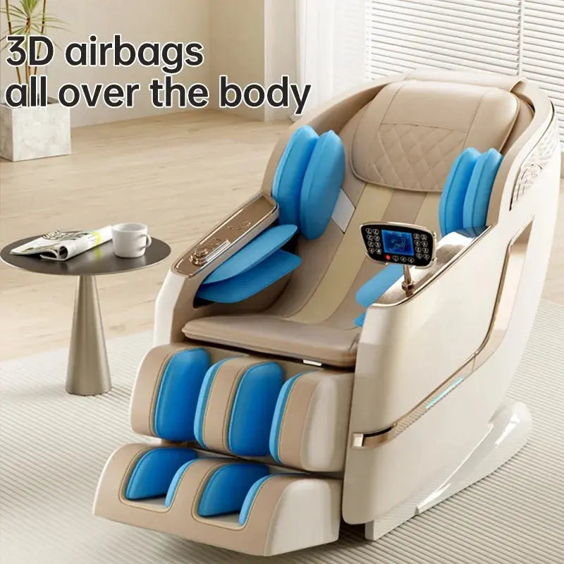 Fauteuils Massage 3d Shiatsu Zero Point Massagechair Gravity 6d Kursi Pijat Automatic Full Body Streetsharks