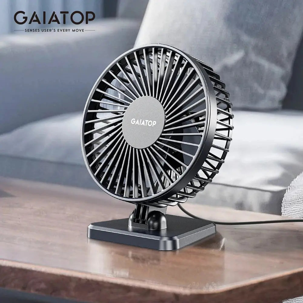 GAIATOP Mini USB Desktop Fan Portable Fan Desktop Office USB Quiet Cooling Fans Three Speed Adjustment Suitable For Home Office Streetsharks