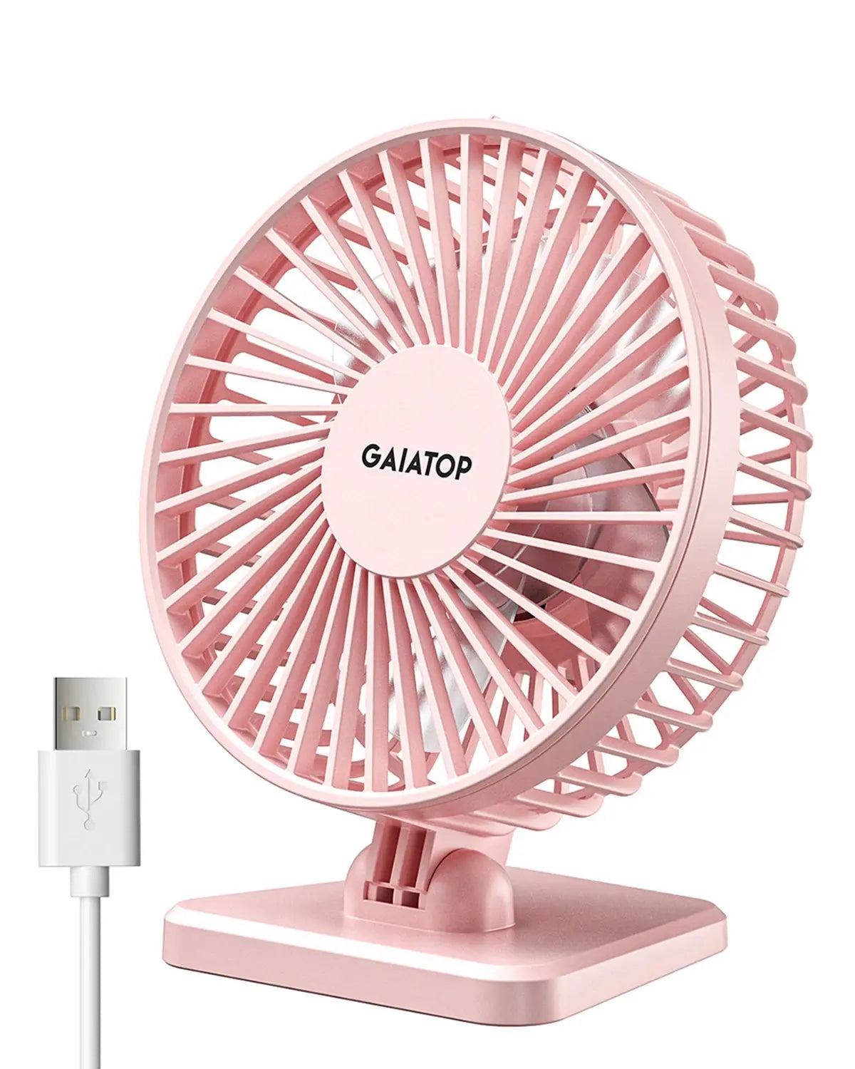 GAIATOP Mini USB Desktop Fan Portable Fan Desktop Office USB Quiet Cooling Fans Three Speed Adjustment Suitable For Home Office - Streetsharks