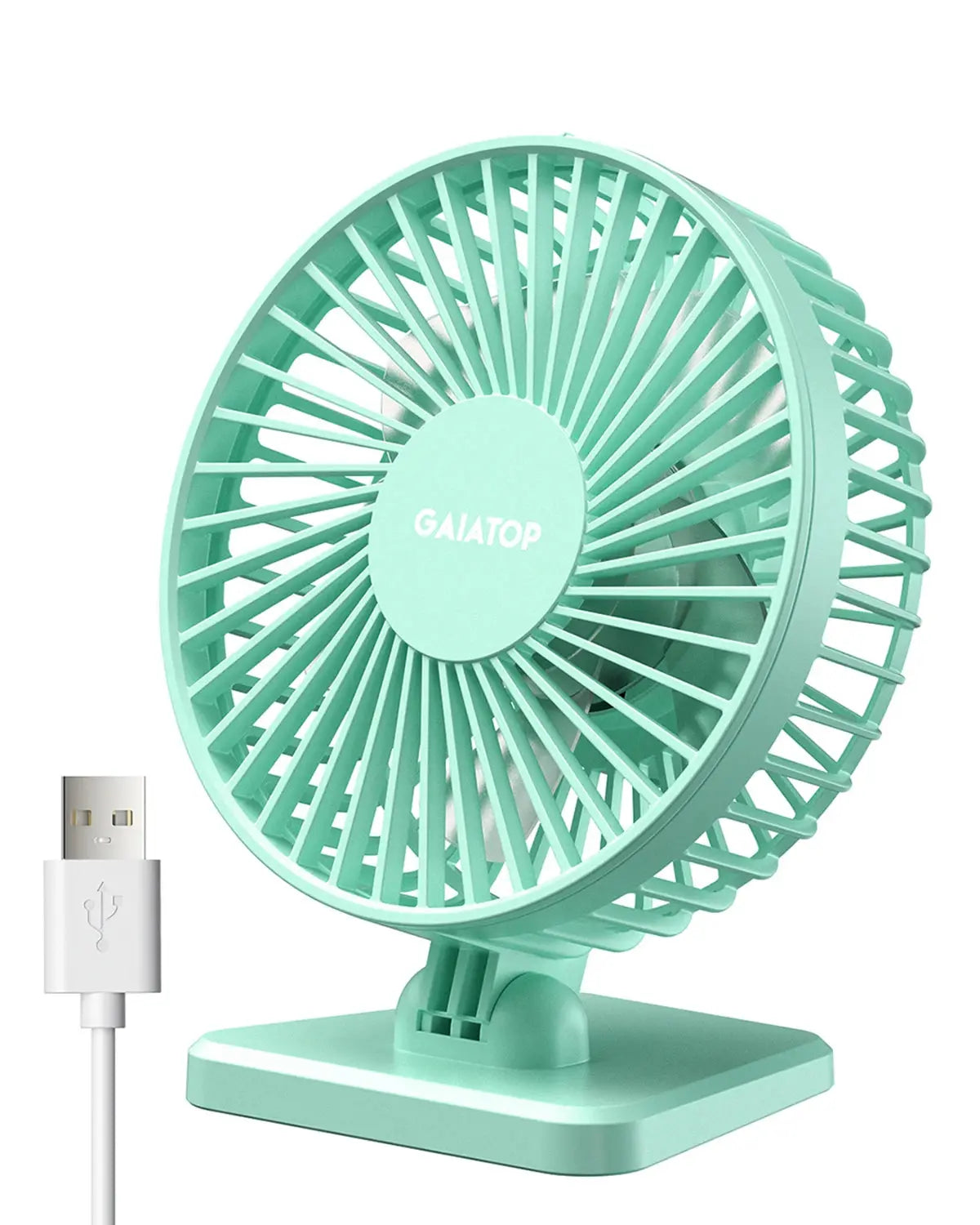 GAIATOP Mini USB Desktop Fan Portable Fan Desktop Office USB Quiet Cooling Fans Three Speed Adjustment Suitable For Home Office - Streetsharks