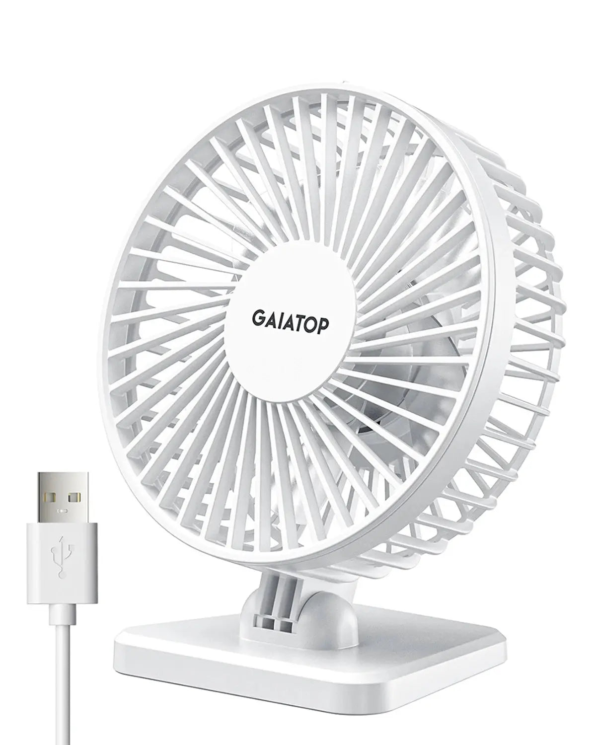 GAIATOP Mini USB Desktop Fan Portable Fan Desktop Office USB Quiet Cooling Fans Three Speed Adjustment Suitable For Home Office - Streetsharks