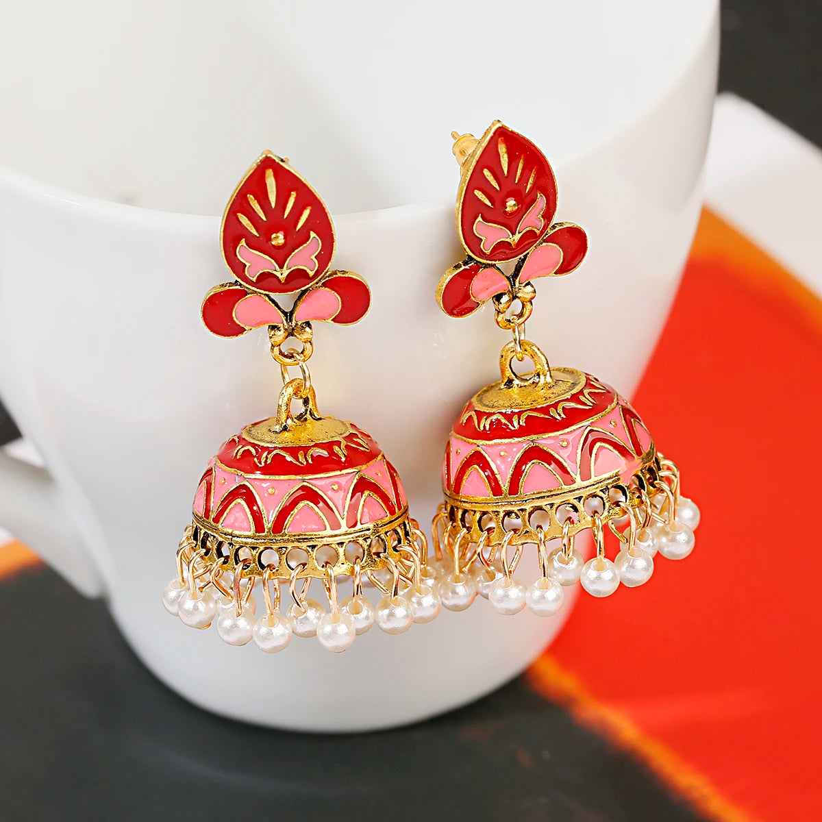 Pendientes Piercing Indian Jewelry Jhumka Charms Earrings For Women Accessories kolczyki Stud Earring Trendy Wedding Ear rings Streetsharks