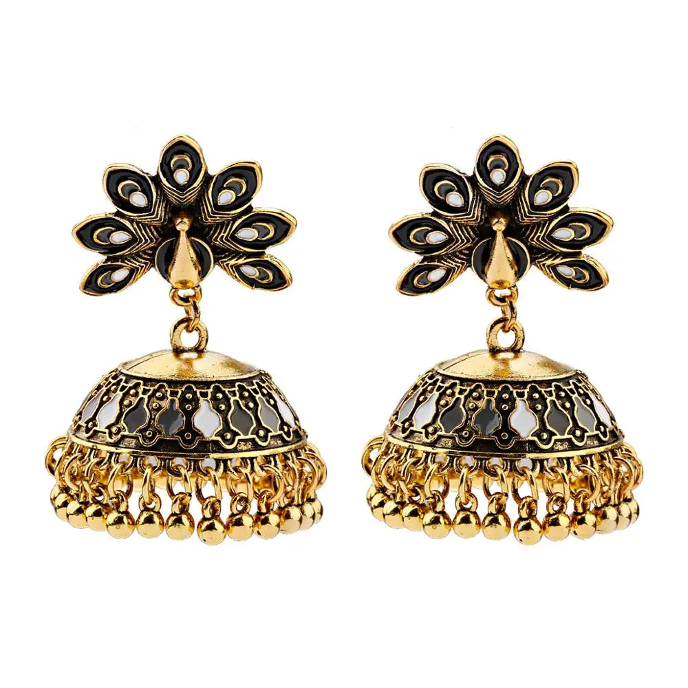 Pendientes Piercing Indian Jewelry Jhumka Charms Earrings For Women Accessories kolczyki Stud Earring Trendy Wedding Ear rings Streetsharks