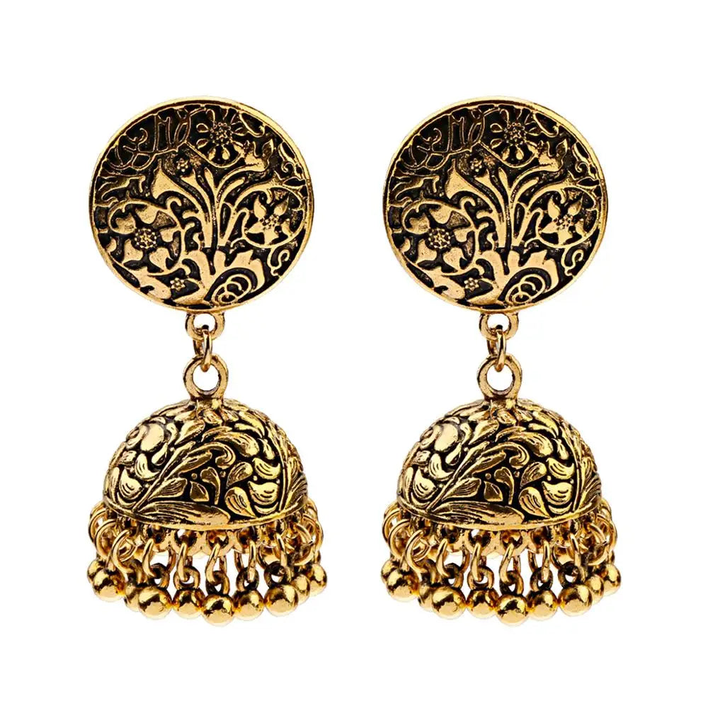 Pendientes Piercing Indian Jewelry Jhumka Charms Earrings For Women Accessories kolczyki Stud Earring Trendy Wedding Ear rings Streetsharks