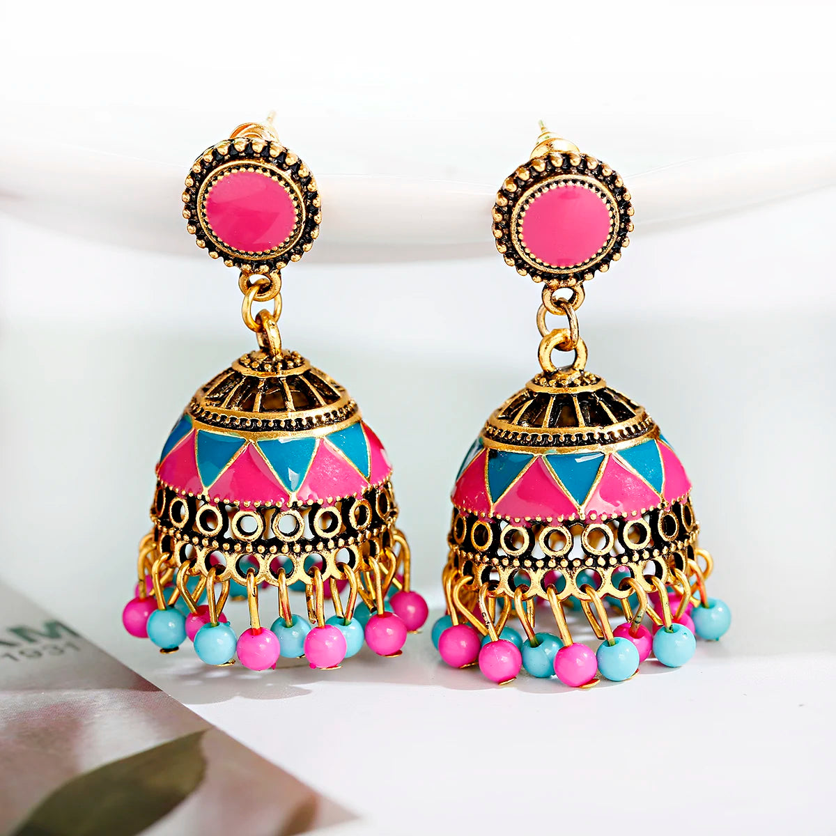 Pendientes Piercing Indian Jewelry Jhumka Charms Earrings For Women Accessories kolczyki Stud Earring Trendy Wedding Ear rings Streetsharks