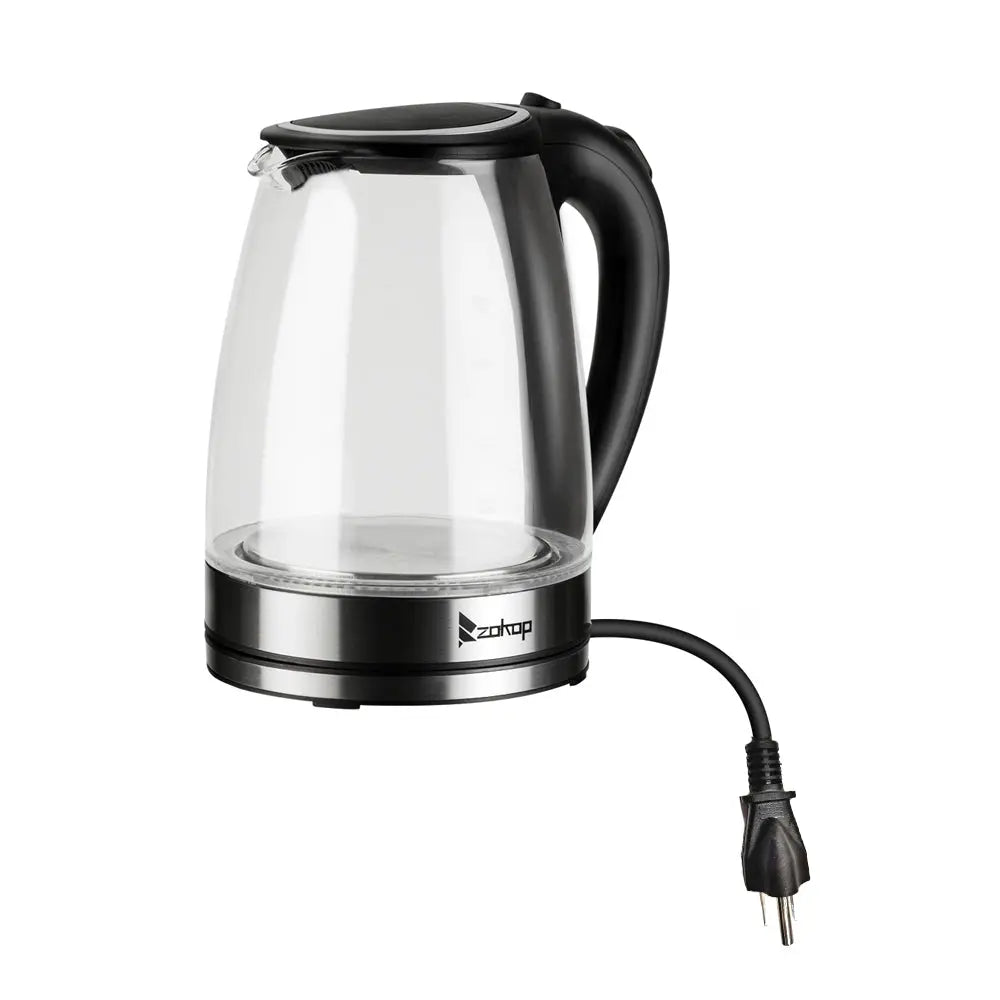 HD-1857-A 220V 2000W 1.8L Electric Glass Kettle UK Plug aee17d-2