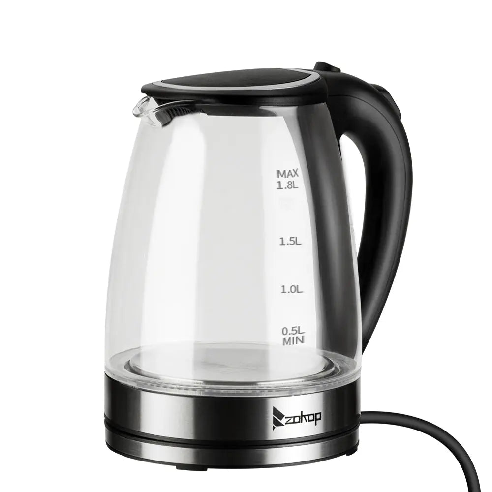 HD-1857-A 220V 2000W 1.8L Electric Glass Kettle UK Plug aee17d-2