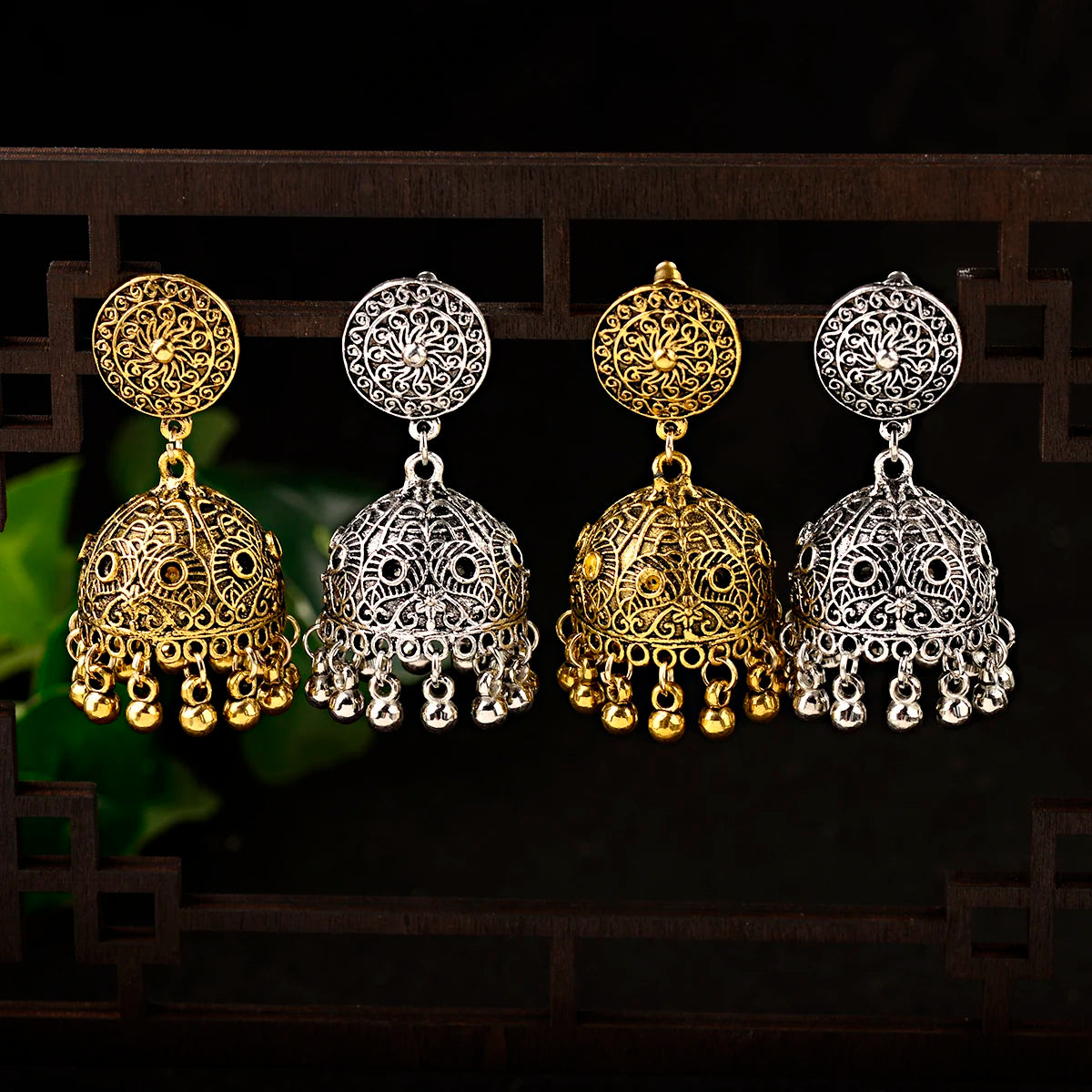 Pendientes Piercing Indian Jewelry Jhumka Charms Earrings For Women Accessories kolczyki Stud Earring Trendy Wedding Ear rings Streetsharks