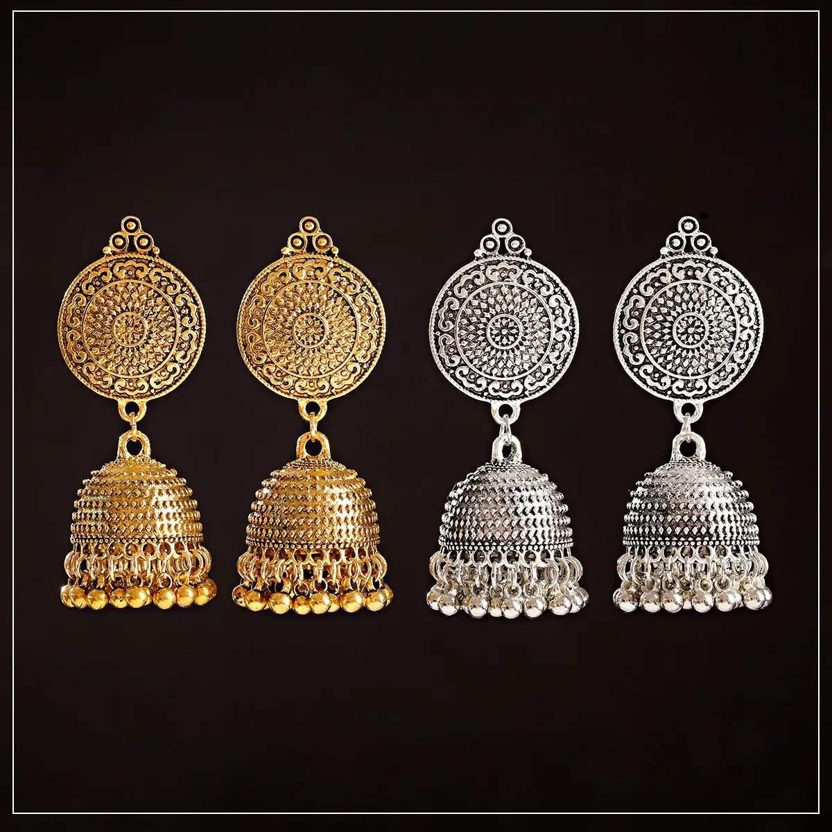 Pendientes Piercing Indian Jewelry Jhumka Charms Earrings For Women Accessories kolczyki Stud Earring Trendy Wedding Ear rings Streetsharks