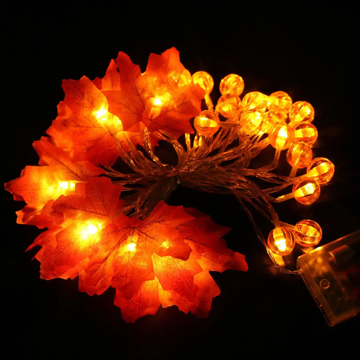 Halloween String Lights Pumpkin Lamp Light up Indoor Outdoor Garden Party Decor - Streetsharks