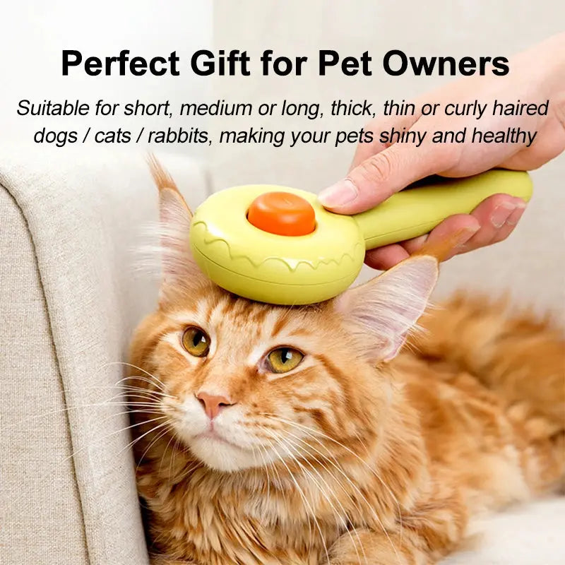 Hamburger Cat Brush Comb Avoid Hairball Loose Hair Remover For Cats Kitten Pet Product Cat Accessories Supplies for Dropshipping Streetsharks