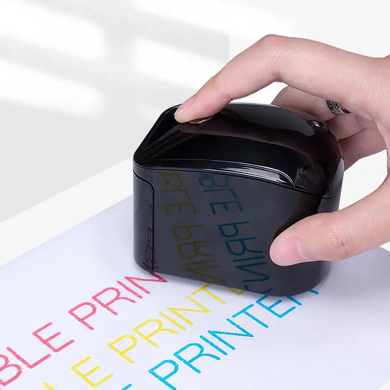 Handheld Mini Printer Portable Ink jet  Cube printer StreetSharks