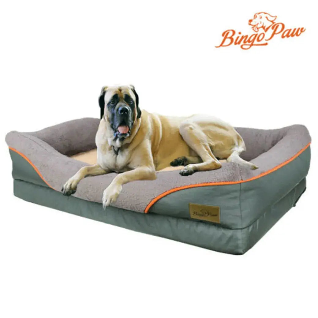 Heavy Duty Large Orthopedic Pet Bed Soft Cushion Foam Waterproof Sofa Dog Bed XL Streetsharks