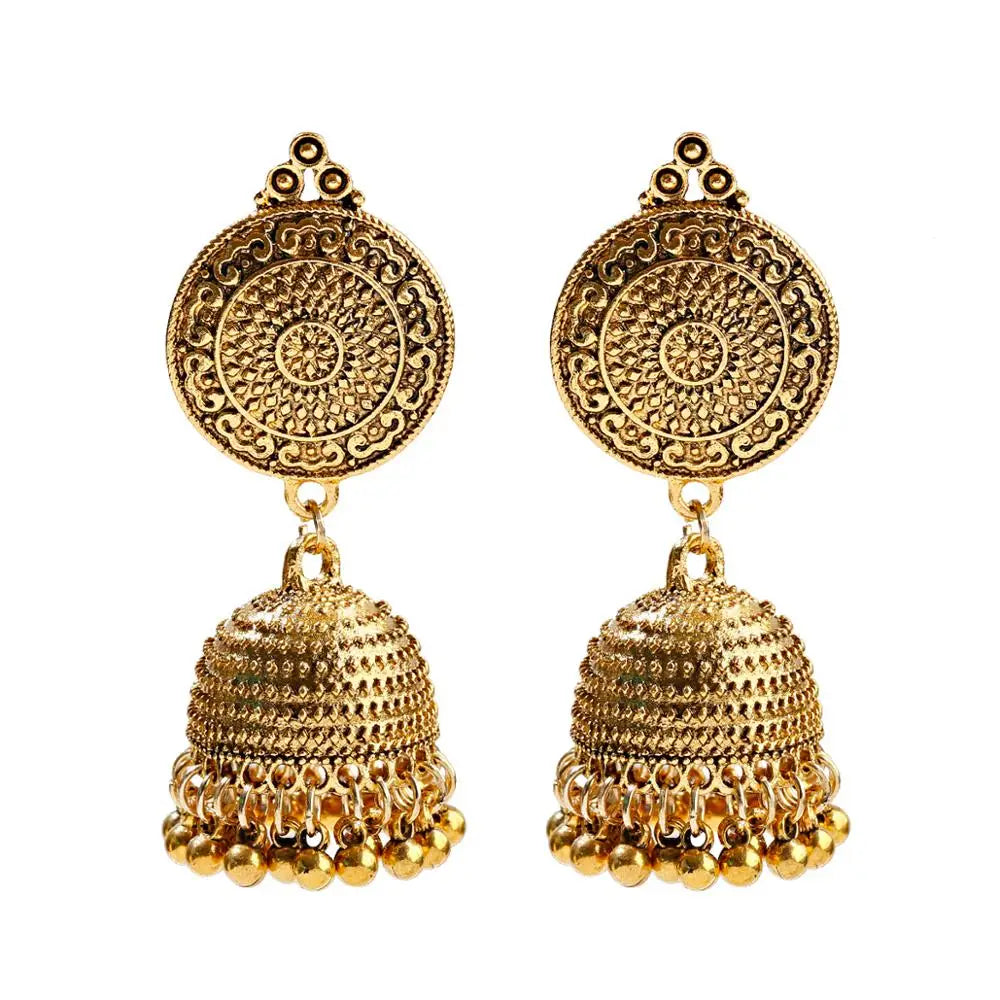 Pendientes Piercing Indian Jewelry Jhumka Charms Earrings For Women Accessories kolczyki Stud Earring Trendy Wedding Ear rings Streetsharks