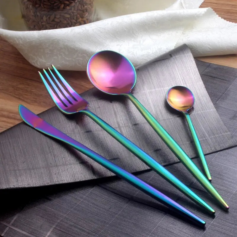 Hot Sale Dinner Set Cutlery Knives Forks Spoons Streetsharks