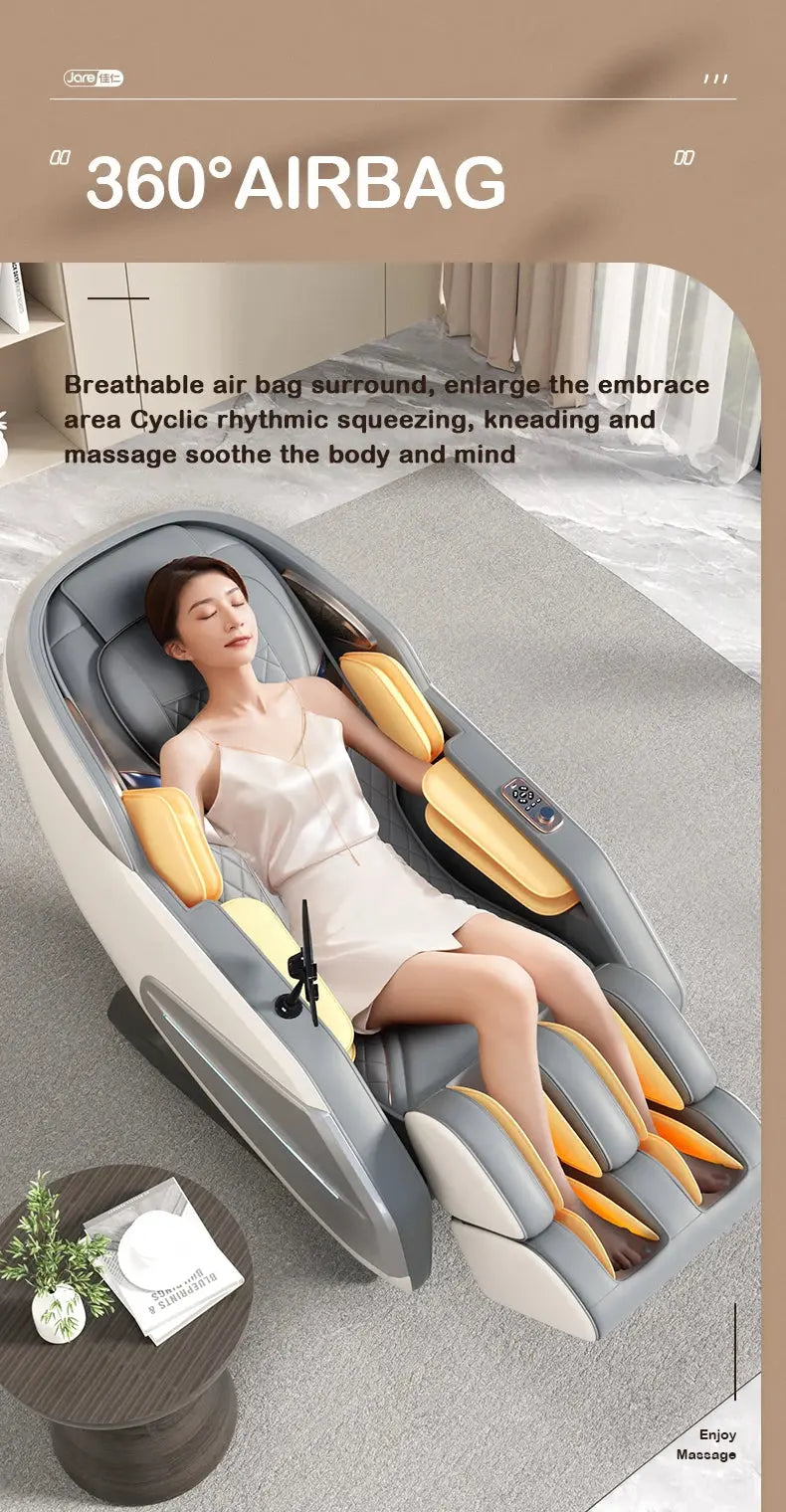 Jare H7 Factory Price Body Scan SL Track AI Voice Control Massagechairs Touch Screen  Zero Gravity Full Body Massage Chair Streetsharks