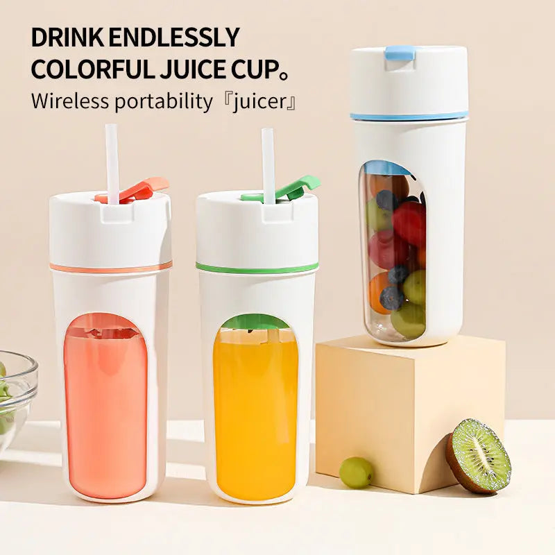 Kitchen Electric Juicer USB Charging Wireless Juices Blender Fruit Orange Mixer Squeezer Machine Ice Crush Cup Food Processor Streetsharks