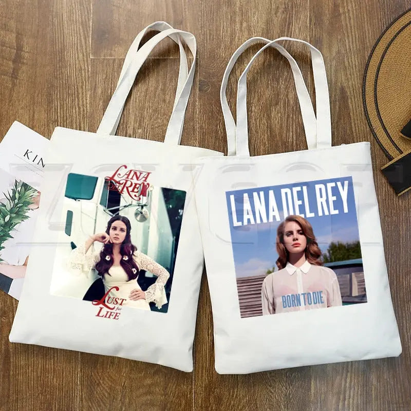 Lana Del Rey LOGO Printed Graphic Hipster Cartoon Print Shopping Streetsharks