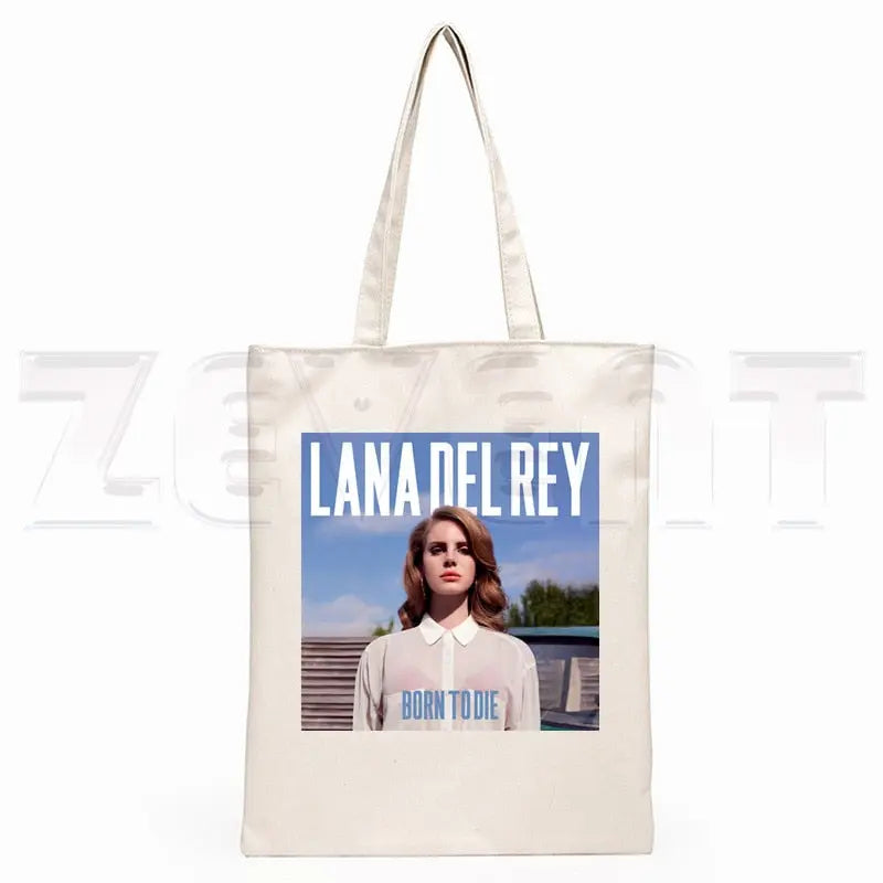 Lana Del Rey LOGO Printed Graphic Hipster Cartoon Print Shopping Streetsharks