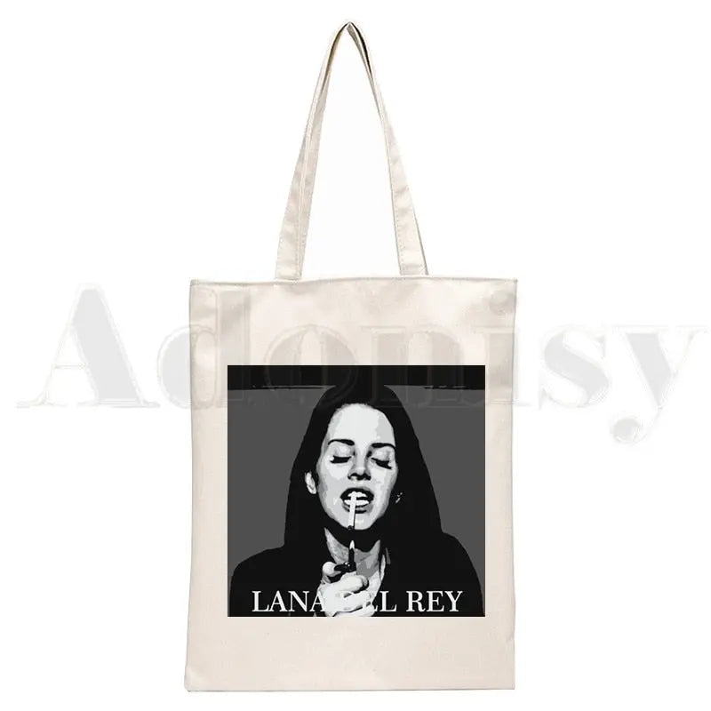 Lana Del Rey LOGO Printed Graphic Hipster Cartoon Print Shopping Streetsharks