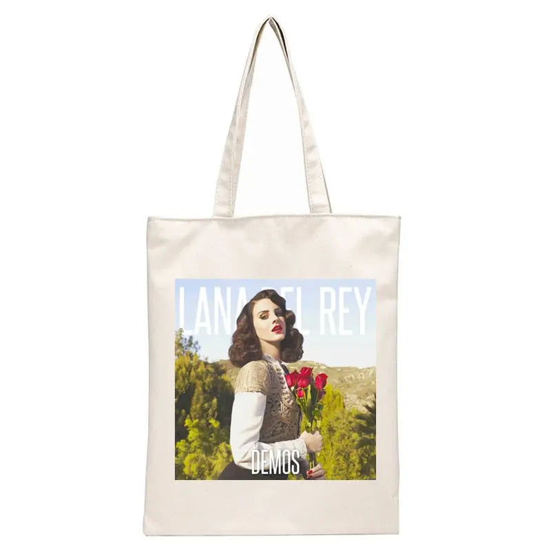 Lana Del Rey LOGO Printed Graphic Hipster Cartoon Print Shopping Streetsharks