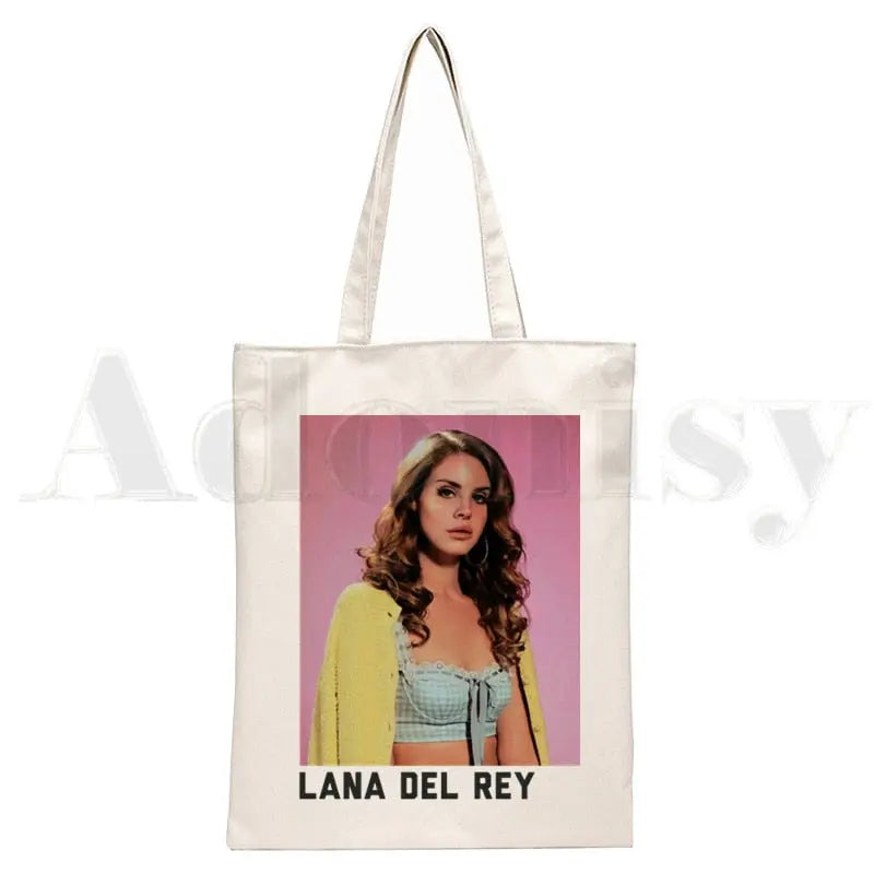 Lana Del Rey LOGO Printed Graphic Hipster Cartoon Print Shopping Streetsharks