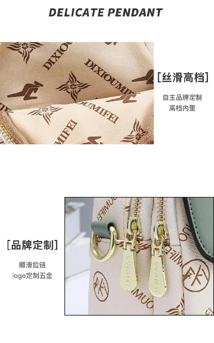 Letter Pattern Women's Small Square Bag Fashion Versatile One Shoulder Crossbody Bag Trendy Mini Phone Bag Women Handbags Sac Streetsharks